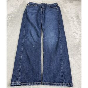 Levi's 505 Straight Fit Jeans Men's Size 30x30 Blue Dark Wash